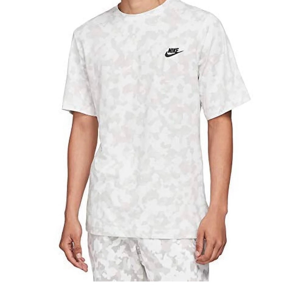 Nike Men's Gray Camo Short Sleeve Tee